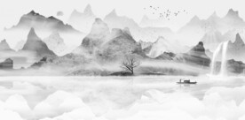 最新 中式新品山水 TiF分层