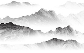 简约 中式高清山水 Tif分层