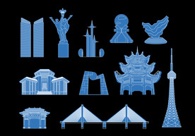 汕头标志性建筑 北回归线标志塔