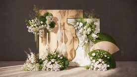 新中式婚礼草图大师su模型