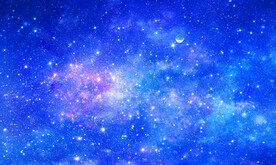 蓝色星空图