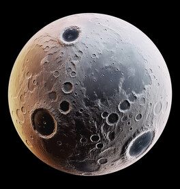 月球表面灯箱素材