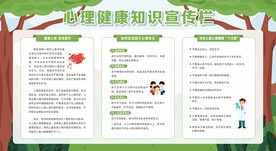 心理健康教育宣传栏
