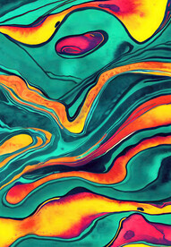 墨绿色炫彩抽象肌理