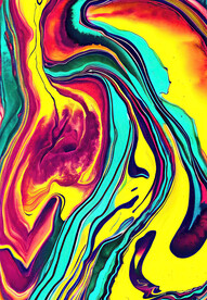 炫彩抽象肌理背景