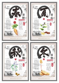 四季养生海报系列