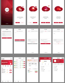 区块链钱包UI设计手机app
