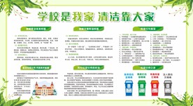 创建卫生校园宣传栏展板