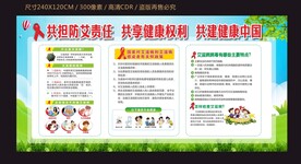 艾滋病宣传栏