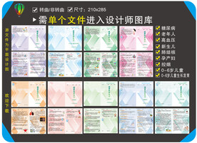 医疗健康教育处方折页打包