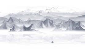 水墨山水画