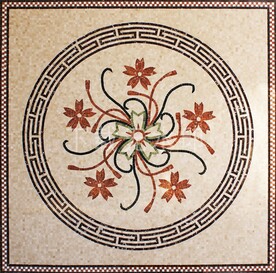 马赛克拼花拼图方形图案 