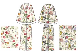  蛇舞花园 蛇纹图案家居服设计