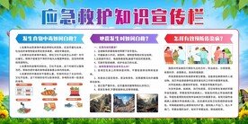 应急救护展板