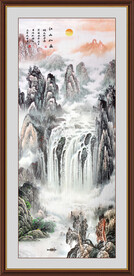 玄关山水画