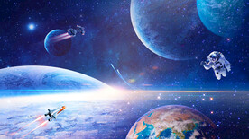 蓝色星空软膜天花吊顶