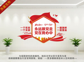 党建会议室背景墙