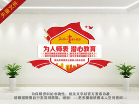 四个引路人文化墙