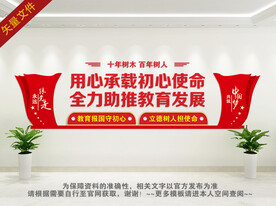 学校党建文化墙