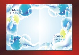 蓝幻花样 画册封面