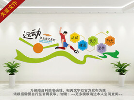 健身运动文化墙