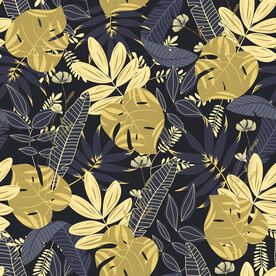 植物枝叶 面料印花