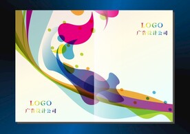 七彩丝带 封面设计