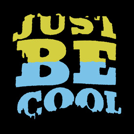 英文渐变JUST BE COO