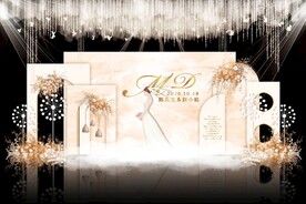 香槟色婚礼背景