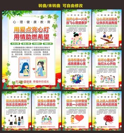 校园心理健康海报