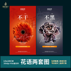 私密海报 女性保养 花语