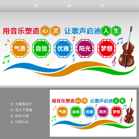 音乐室文化墙 