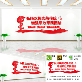 拥政爱民文化墙