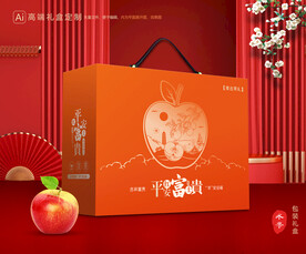 苹果包装 红富士礼盒