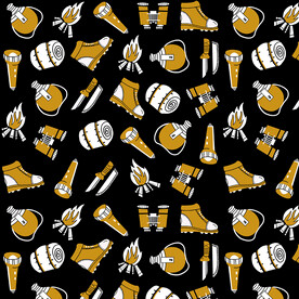 无缝拼接印花背景