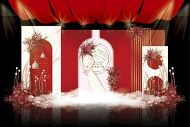 红色婚礼效果图