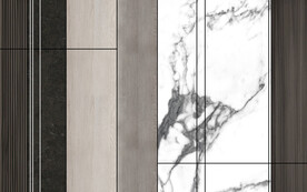 爵士白大理石沙发背景墙石纹