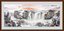 巨幅山水画