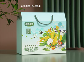 稻花香大米包装设计
