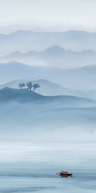 蓝色 轻奢意境玄关 TIF分层