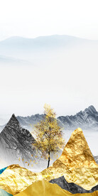 现代 新高端玄关画 tif分层