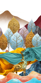 简奢 新高端玄关画 tif分层