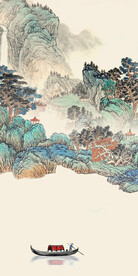 古风 人气极简玄关 tiF分层