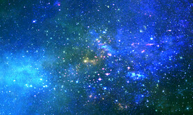 蓝色宇宙星空背景