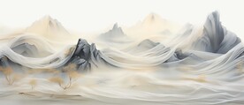 水墨画山水装饰画
