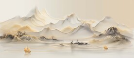 新中式意境山水画