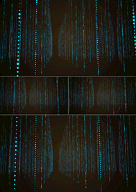 4k蓝色光线空间背景AE模板