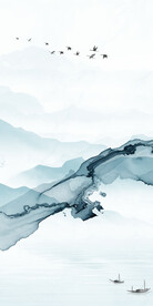 蓝色 玄关清晰新画 Tif分层