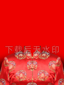 老年女性换装 唐装 