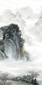 极简 中式最新玄关 tif分层